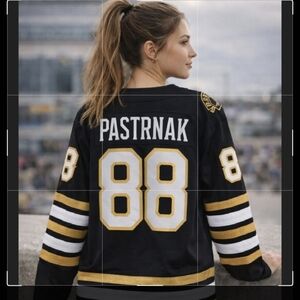 Boston Bruins 88 David Pastrnak Centennial Breakaway Jersey Mens Small